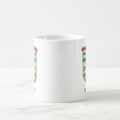 Personalisierter festlicher Weihnachtsmonogramm An Kaffeetasse (Mittel)