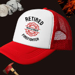 Personalisierter Feuerwehrkampf Truckerkappe<br><div class="desc">Ehre den Mut und die Hingabe eines pensionierten Feuerwehrmanns mit unserem Personalisierten Feuerwehrhut. Diese stilvolle und komfortable Unterkunft ist die perfekte Gelegenheit, um ein Leben voller Service und Engagement für den behalt von Gemeinschaften sicher zu feiern. Das Emblem "Remüde Feuerkämpfer" wird auf der Vorderseite mit Stolz angezeigt und enthält einen...</div>