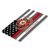 Personalisierter Feuerwehrmann Magnet (Linke Seite)
