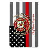 Personalisierter Feuerwehrmann Magnet (Vertikal)