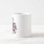 Personalisierter Feuerwehrmann-Vater-Name mit Feue Kaffeetasse (Mittel)