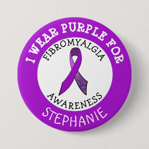 Personalisierter Fibromyalgia-Knopf Button