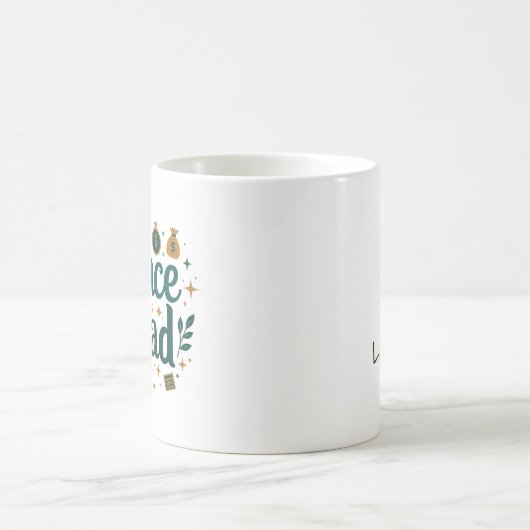 Personalisierter Finanzplatz Kaffeetasse (Mittel)