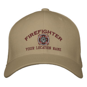 Personalisierter Firefighter - kundenspezifische C Bestickte Baseballkappe