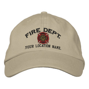 Personalisierter Firefighter - kundenspezifische C Bestickte Kappe