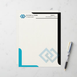 Personalisierter Firmenlogo-Briefkopf Briefbogen