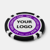 Personalisierter Firmenlogo-Text Marken-Pokerchips Pokerchips (Einzeln)