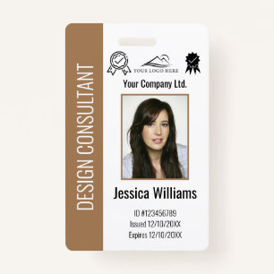 Personalisierter Firmenmitarbeiter - Brown-ID Ausweis