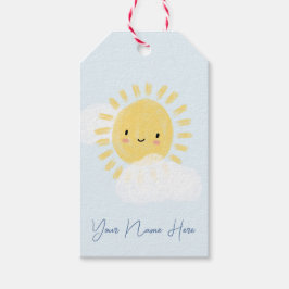 Personalisierter First Birthday Baby Shower Sunshi Geschenkanhänger