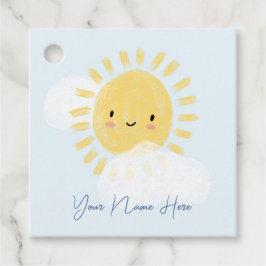 Personalisierter First Birthday Baby Shower Sunshi Geschenkanhänger