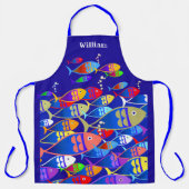 Personalisierter Fisch Schürze (Vorderseite)
