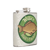 Personalisierter Fisch und Kackelladen Angelfänger Flachmann (Rechts)