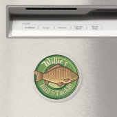 Personalisierter Fisch und Kackelladen Angelfänger Magnet (In Situ (Geschirrspüler))