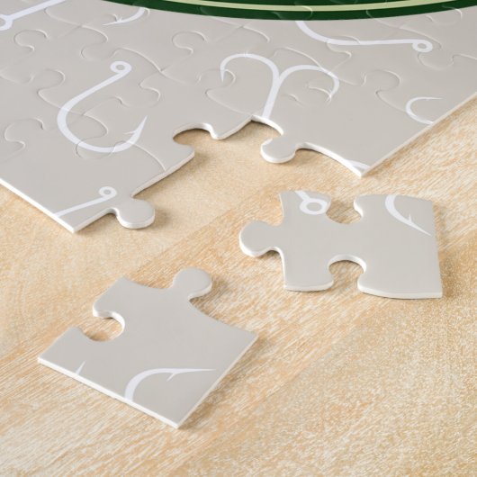 Personalisierter Fisch und Kackelladen Angelfänger Puzzle (Seite)