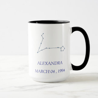 Personalisierter Fische-Sternbild-Becher - Benutze Tasse