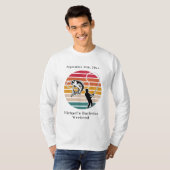 Personalisierter Fischfang Bachelor Weekend T-Shirt (Vorne ganz)