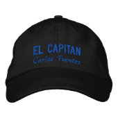 Personalisierter Fischfang in El Capitan Bestickte Baseballkappe (Vorderseite)