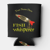 Personalisierter Fischflüster Dosenkühler (Vorderseite)
