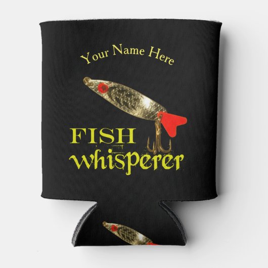 Personalisierter Fischflüster Dosenkühler (Vorderseite)