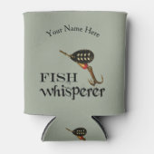 Personalisierter Fischflüster Dosenkühler (Vorderseite)