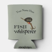 Personalisierter Fischflüster Dosenkühler (Rückseite)