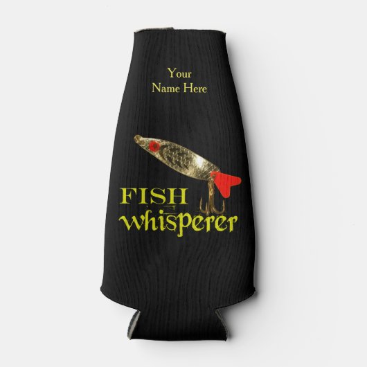 Personalisierter Fischflüster Flaschenkühler (Vorderseite)