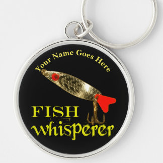 Personalisierter Fischflüster Schlüsselanhänger