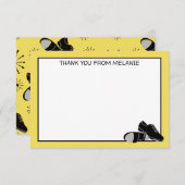 Personalisierter Flachbildschirm Stich Dance Dankeskarte (Vorne/Hinten)