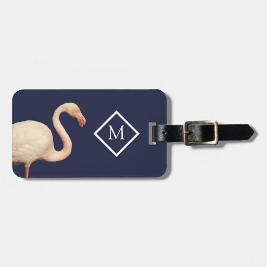 Personalisierter Flamingo-Gepäck-Umbau Gepäckanhänger (Vorderseite horizontal)