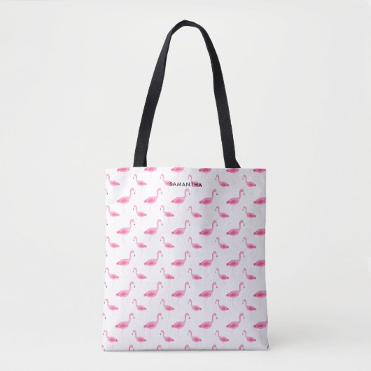 Personalisierter Flamingo Tasche (Vorderseite)