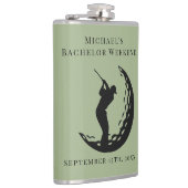 Personalisierter Flasche | Bachelor Golf Weekend Flachmann (Rechts)
