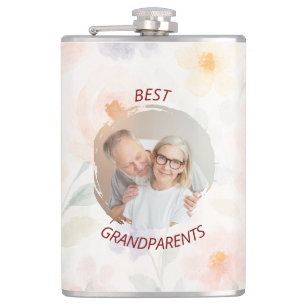Personalisierter Flasche   Beste Großeltern Flachmann