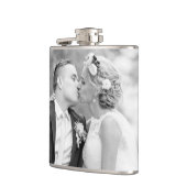 Personalisierter Flasche mit Foto Flachmann (Links)