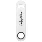 PERSONALISIERTER FLASCHENOPENER FÜR WASSERFARBEN SPEED FLASCHENÖFFNER (Rückseite)