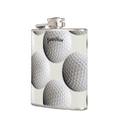 Personalisierter Flask Golf Flachmann (Links)