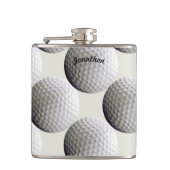 Personalisierter Flask Golf Flachmann (Vorderseite)