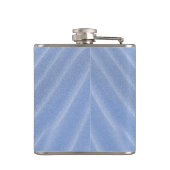 Personalisierter Flask mit blauem Sand Flachmann (Rückseite)