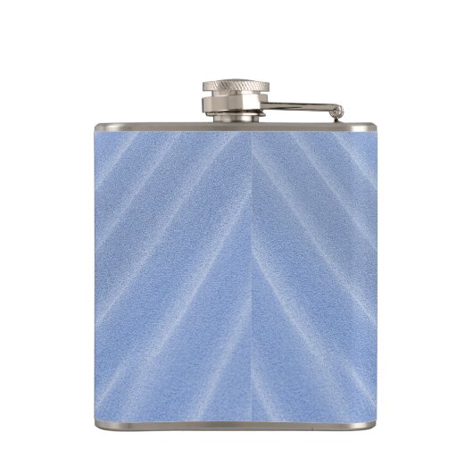 Personalisierter Flask mit blauem Sand Flachmann (Rückseite)