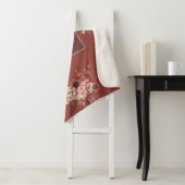 Personalisierter floraler Erntedank Sherpadecke (Beispiel)