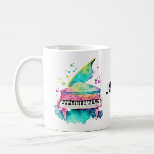 Personalisierter Flügel-Mug – Benutzerdefinierter Kaffeetasse (Links)