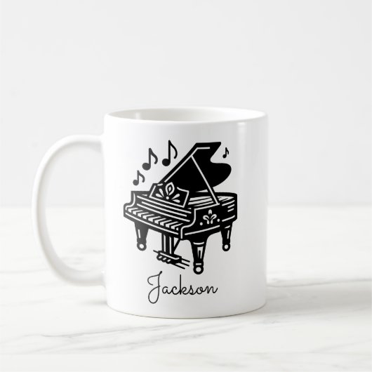 Personalisierter Flügel-Mug – Benutzerdefinierter Kaffeetasse (Links)