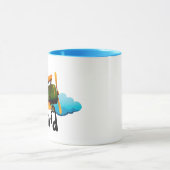 Personalisierter Flugzeug-Kaffeebecher Tasse (Zentrum)