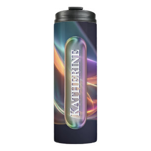 Personalisierter Flüssigglas-Namensbecher   Indivi Thermosbecher