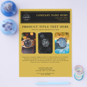 Personalisierter Flyer für Produkt-Werbeaktionen (Einzeln)