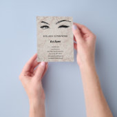 personalisierter Flyer von Lashes (Gruppe)