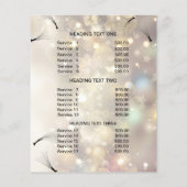 personalisierter Flyer von Lashes (Hinten)