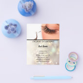 personalisierter Flyer von Lashes (Einzeln)