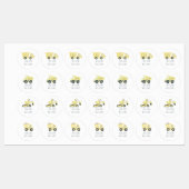 Personalisierter Förderwagen Etiketten (Blatt)