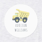 Personalisierter Förderwagen Etiketten (Design 2)