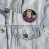 Personalisierter Foto-Abschlussjahr-Button Button (Beispiel)